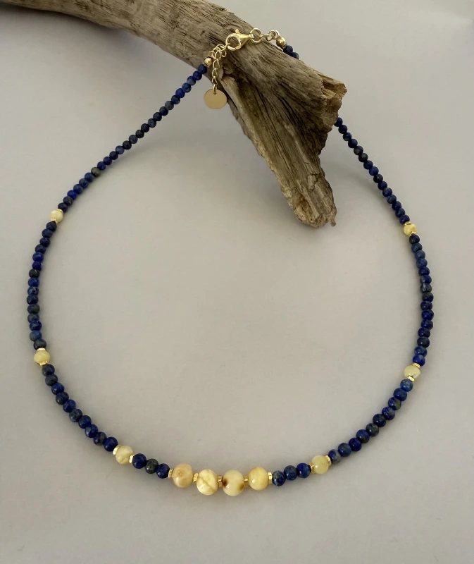 naszyjnik lapis lazuli-bursztyn-srebro zlocone -bluemoss.jpg